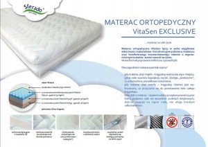 Materac Ortop. Sferado VitaSen Exclusive 160x200cm